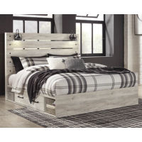 Signature Design by Ashley Cambeck King Panel Bed with Storage, Dresser, Mirro