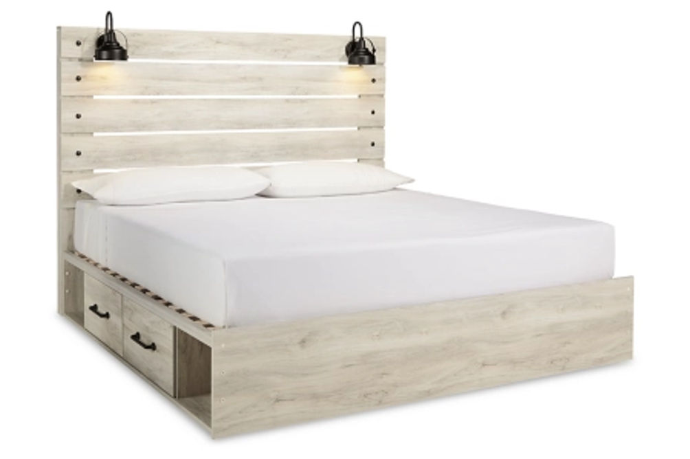 Signature Design by Ashley Cambeck King Panel Bed with 2 Storage Drawers