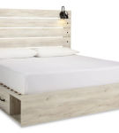 Signature Design by Ashley Cambeck King Panel Bed with 2 Storage Drawers