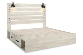 Signature Design by Ashley Cambeck King Panel Bed with 2 Storage Drawers