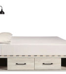 Signature Design by Ashley Cambeck King Panel Bed with Storage, Dresser, Mirro