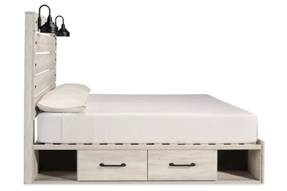 Signature Design by Ashley Cambeck King Panel Bed with Storage, Chest and 2 Ni