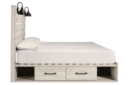 Signature Design by Ashley Cambeck King Panel Bed with Storage, Dresser, Mirro