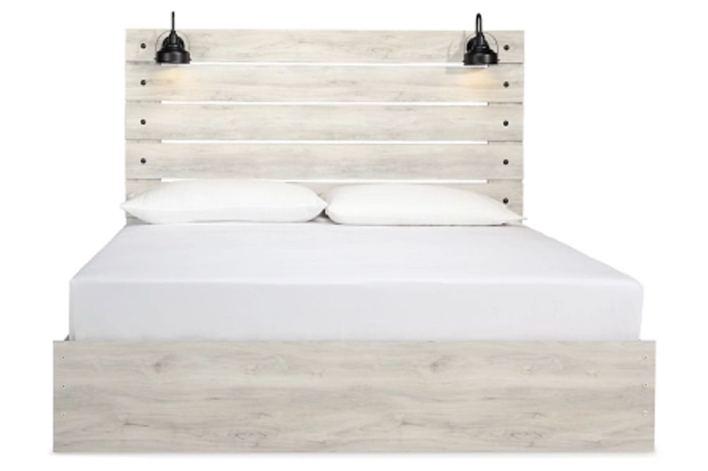 Signature Design by Ashley Cambeck King Panel Bed-Whitewash