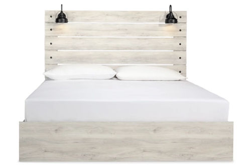 Signature Design by Ashley Cambeck King Panel Bed-Whitewash