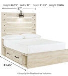 Signature Design by Ashley Cambeck Full Panel Bed with 2 Storage Drawers