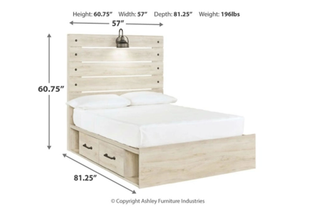 Signature Design by Ashley Cambeck Full Panel Bed with 2 Storage Drawers