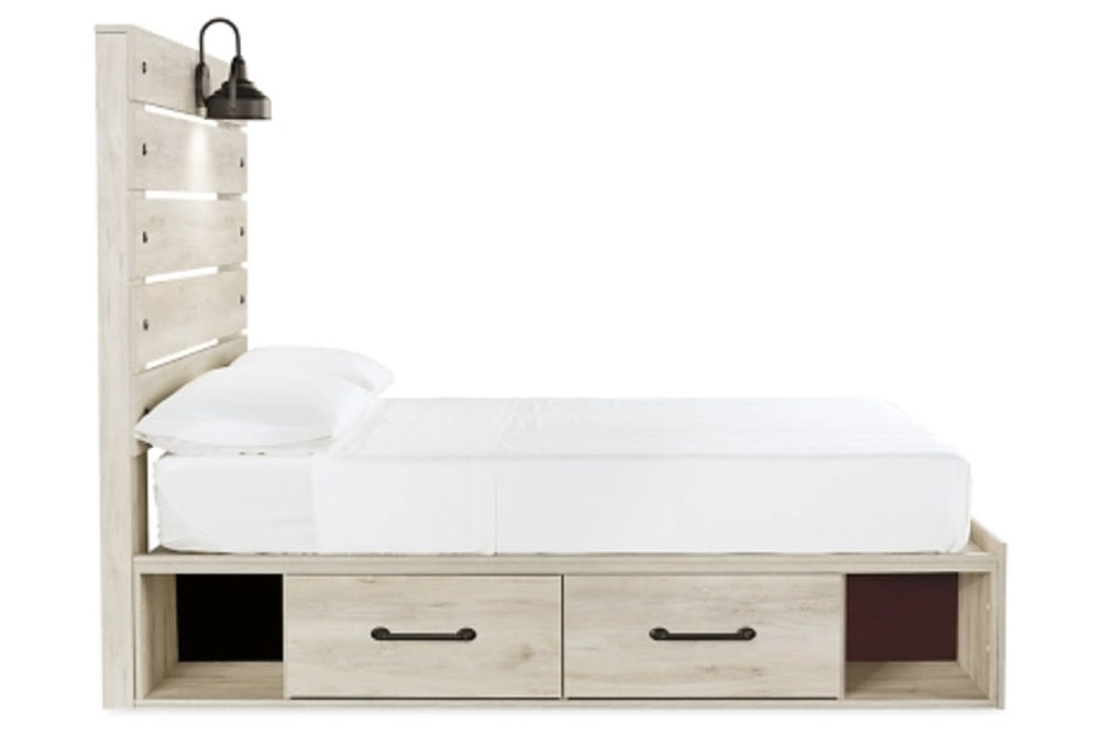 Cambeck Full Panel Bed, Dresser, Chest and Nightstand-Whitewash