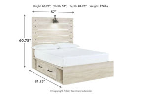 Signature Design by Ashley Cambeck Full Panel Bed with 4 Storage Drawers