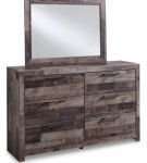 Benchcraft Derekson King Panel Bed, Dresser, Mirror and Nightstand