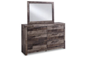 Benchcraft Derekson King Panel Bed, Dresser, Mirror and Nightstand