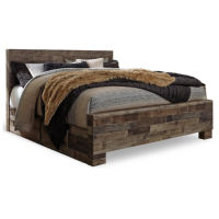 Signature Design by Ashley Derekson King Panel Bed with 2 Side Storage