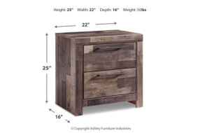 Signature Design by Ashley Derekson King Panel Storage Bed, Dresser, Mirror, C