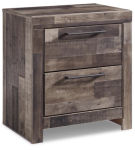 Signature Design by Ashley Derekson King Panel Storage Bed and 2 Nightstands-M