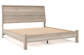 Signature Design by Ashley Hasbrick King Panel Bed-Tan