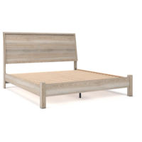 Signature Design by Ashley Hasbrick King Panel Bed-Tan