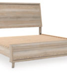 Signature Design by Ashley Hasbrick King Panel Bed-Tan