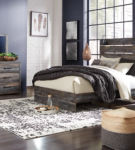 Drystan Queen Panel Bed, Dresser, Mirror and 2 Nightstands-Multi