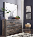 Signature Design by Ashley Drystan Full Bookcase Storage Bed, Dresser and Nigh