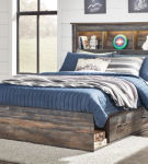 Signature Design by Ashley Drystan Full Bookcase Storage Bed, Dresser and Nigh