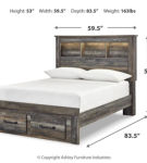 Signature Design by Ashley Drystan Full Bookcase Bed, Dresser and Nightstand-M