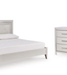 Signature Design by Ashley Zyniden King Upholstered Panel Bed, Dresser and Mir