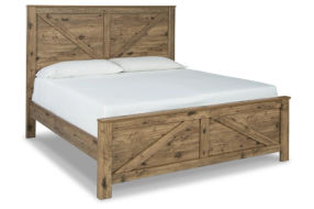 Shurlee King Crossbuck Panel Bed