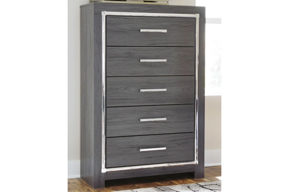 Signature Design by Ashley Lodanna Queen Storage Bed, Chest and Nightstand