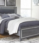 Signature Design by Ashley Lodanna Queen Panel Bed and Dresser-Gray