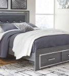 Signature Design by Ashley Lodanna Queen Panel Bed, Dresser and Mirror-Gray