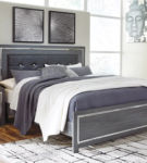 Signature Design by Ashley Lodanna King Upholstered Panel Bed, Dresser and Nig