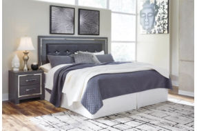 Signature Design by Ashley Lodanna King Panel Bed-Gray