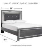 Signature Design by Ashley Lodanna Full Panel Bed, Dresser and Mirror-Gray