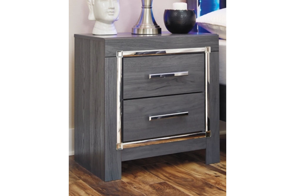 Signature Design by Ashley Lodanna Queen Storage Bed, Chest and Nightstand