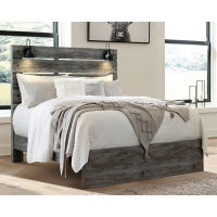 Signature Design by Ashley Baystorm Queen Panel Bed, Chest and Nightstand-Gray