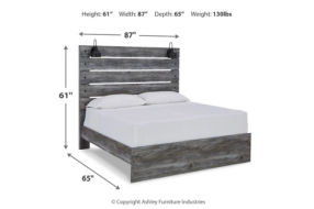 Signature Design by Ashley Baystorm Queen Panel Bed, Dresser, Mirror and Chest