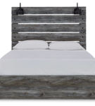 Signature Design by Ashley Baystorm Queen Panel Bed, Chest and Nightstand-Gray