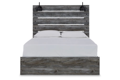 Signature Design by Ashley Baystorm Queen Panel Bed, Chest and Nightstand-Gray