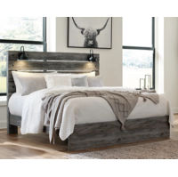 Signature Design by Ashley Baystorm King Panel Bed-Gray