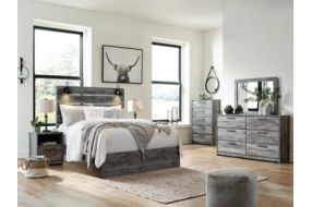 Signature Design by Ashley Baystorm Queen Panel Bed, Dresser, Mirror and Chest