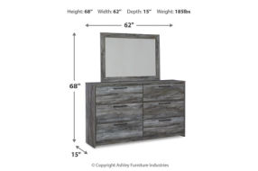 Signature Design by Ashley Baystorm King Panel Headboard, Dresser and Mirror