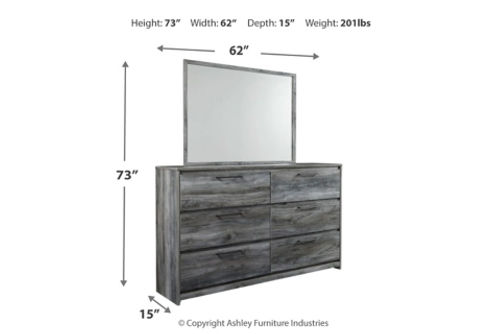 Signature Design by Ashley Baystorm King Panel Bed, Dresser, Mirror and Chest-