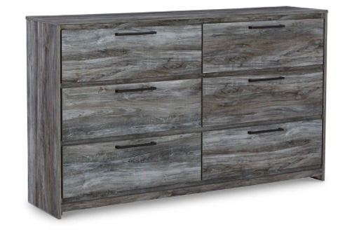 Baystorm Full Panel Storage Bed, Dresser and Nightstand-Gray