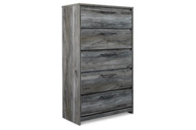 Signature Design by Ashley Baystorm Full Panel Bed and Chest-Gray