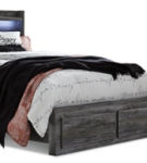 Signature Design by Ashley Baystorm Queen Panel Storage Bed with Chest-Gray