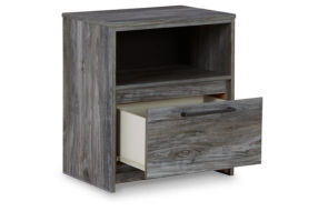 Signature Design by Ashley Baystorm King Panel Storage Bed, Dresser and Nights