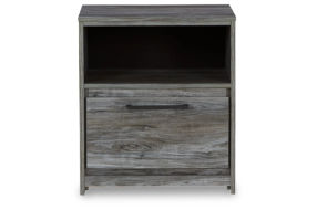 Baystorm King Panel Bed, Dresser, Mirror, and Nightstand-Gray