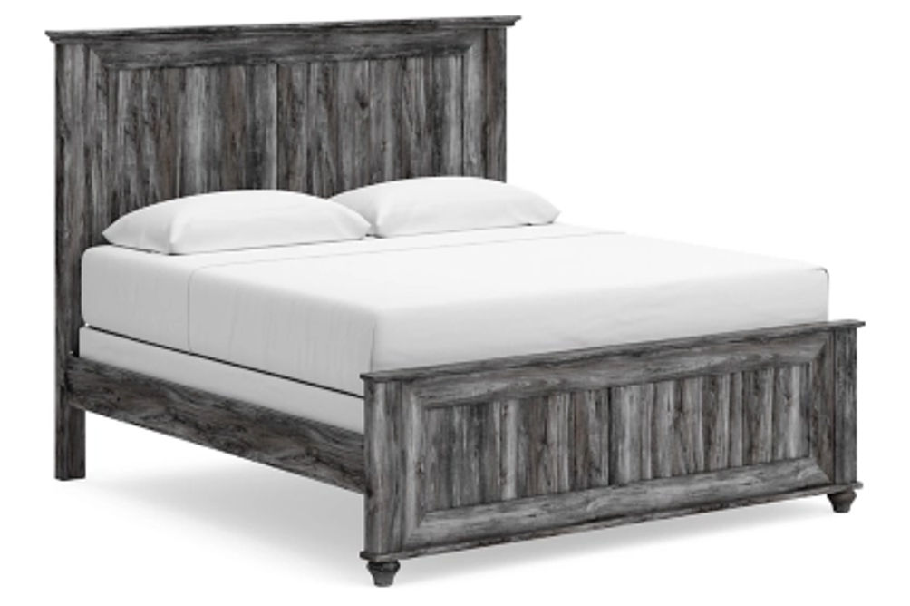 Benchcraft Thyven King Panel Bed-Gray