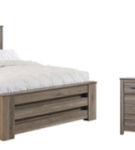 Signature Design by Ashley Zelen Queen Panel Bed, Dresser and Mirror