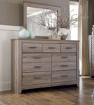 Signature Design by Ashley Zelen Full Panel Bed, Dresser and Mirror